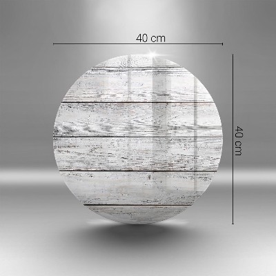 Grabkerzen Unterlage rund Helle Holzbretter