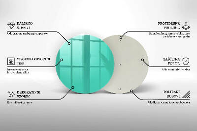 Unterlage für Kerzen rund Farbe grün