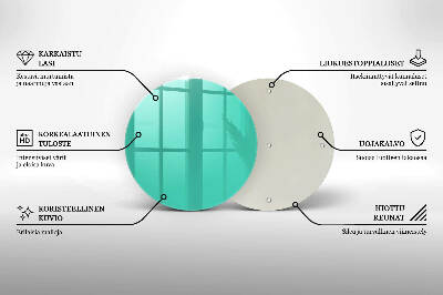 Unterlage für Kerzen rund Farbe grün