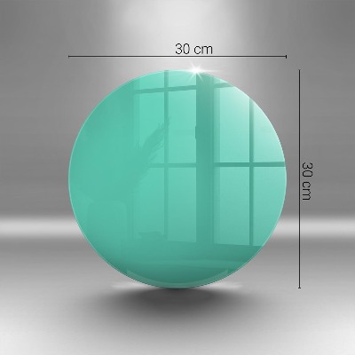 Unterlage für Kerzen rund Farbe grün