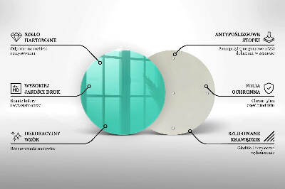 Unterlage für Kerzen rund Farbe grün