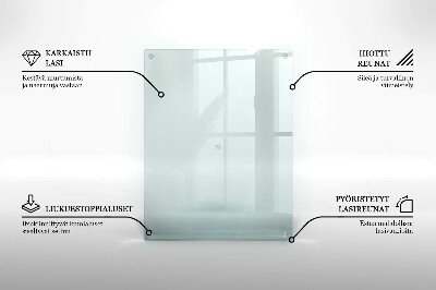 Unterlage für Kerzen rechteckige transparent