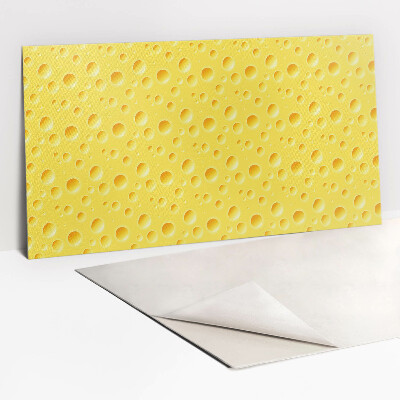 Wandverkleidung selbstklebend Gelber Käse mit Löchern