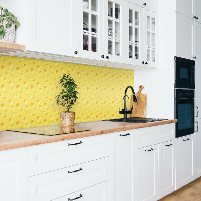Wandverkleidung selbstklebend Gelber Käse mit Löchern