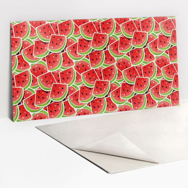 Wandverkleidung kunststoff Wassermelonenstücke