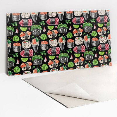 Wandverkleidung modern Märchenhaftes Sushi