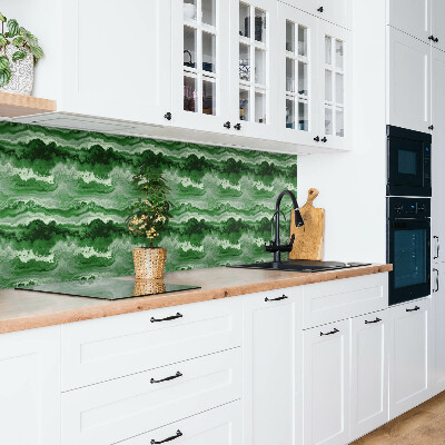 Wandverkleidung kunststoff Motiv aus grünem Marmor