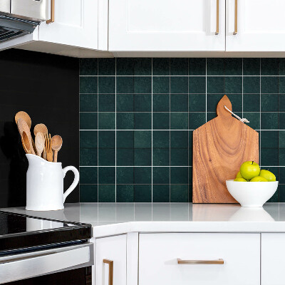 Wandverkleidung paneel Flaschengrünes Mosaik