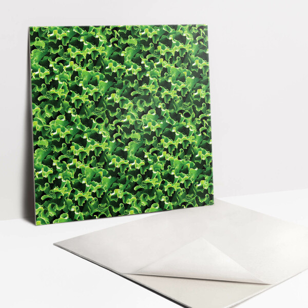 Selbstklebende vinyl Fliesen Grüne Salatblätter