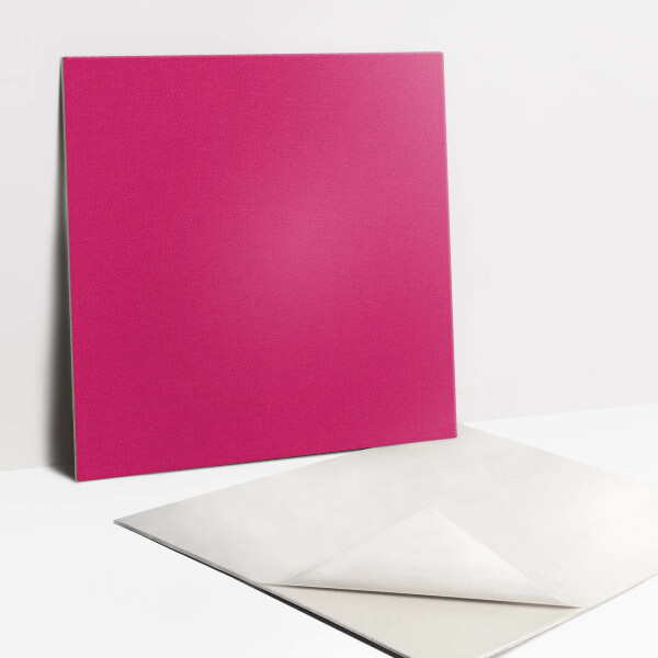 Selbstklebende vinyl Fliesen Pinke Farbe