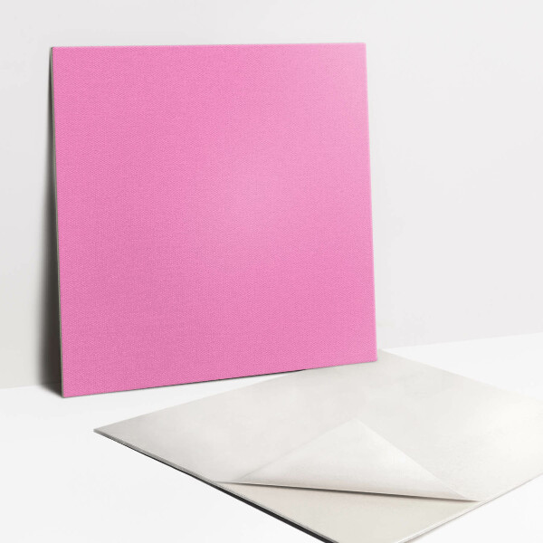 Selbstklebende vinyl Fliesen Pinke Farbe