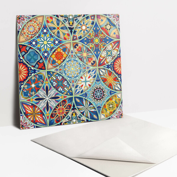 Selbstklebende vinyl Fliesen Orientalische Räder
