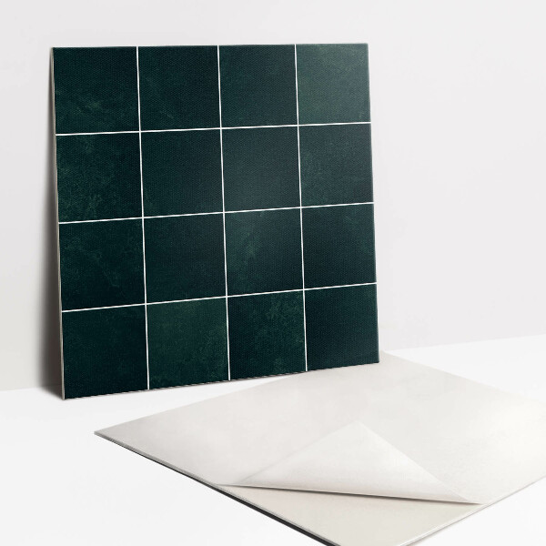Vinyl Fliesen selbstklebend Flaschengrünes Mosaik