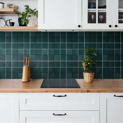 Vinyl Fliesen selbstklebend Flaschengrünes Mosaik
