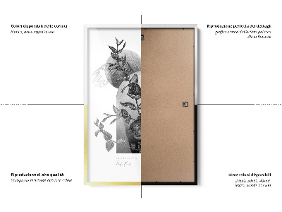 Fotorahmen weiß 60x80 cm