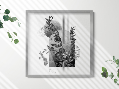 Bilderrahmen silber 50x50 cm