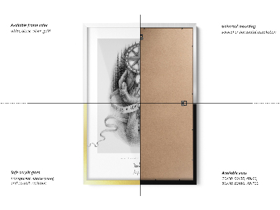 Posterrahmen silber 50x70 cm