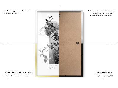 Posterrahmen gold 70x100 cm