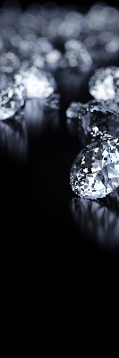 Rollo Fenster mit Diamanten und Glitzer