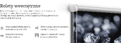 Rollo Fenster mit Diamanten und Glitzer