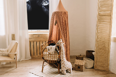 Rollo Fenster mit Diamanten und Glitzer