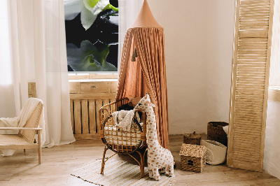 Fensterrollo mit Orchideen- und Eleganzmotiv