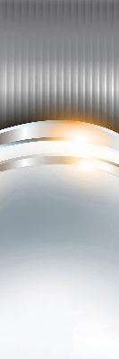 Fensterrollo innen in Stahlabstraktion