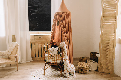 Fensterrollo mit Katzenaugen-Muster