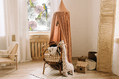 Rollo Fenster mit Papageien auf einem Ast