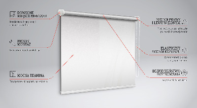 Fensterrollo innen für die Montage im Innenbereich