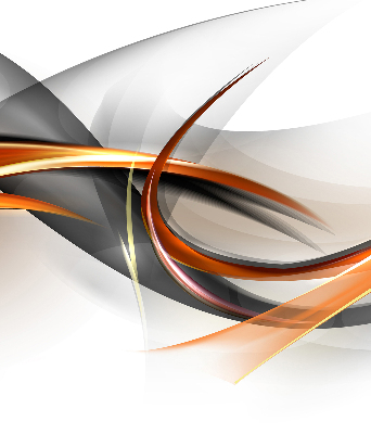 Fensterrollo innen mit orangefarbenem Linienmuster