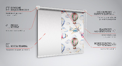 Fensterrollo innen für Luftschiffe und Ballons