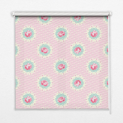 Rollo Fensterr rosa