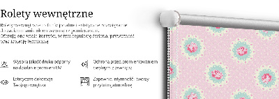 Rollo Fensterr rosa
