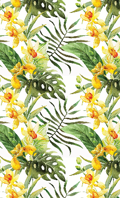 Rollo Fenster in gelber Ausführung