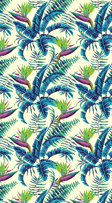 Rollo Fenster tropische pflanzen