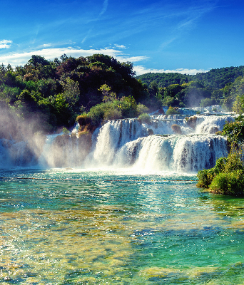 Rollo Fenster wasserfall