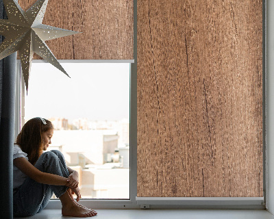 Fensterrollo innen aus Holz