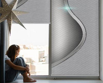 Fensterrollo aus Metall