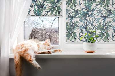 Fensterrollo innen blätter