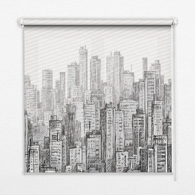 Fensterrollo Stadt