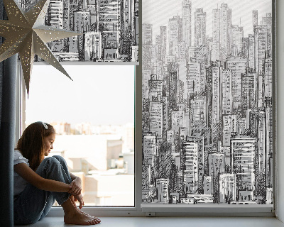 Fensterrollo Stadt