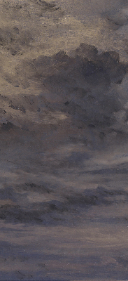 Rollo Fenster gemalter Himmel