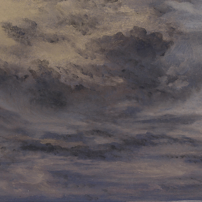 Rollo Fenster gemalter Himmel