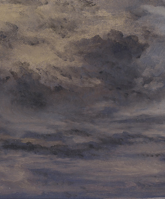 Rollo Fenster gemalter Himmel