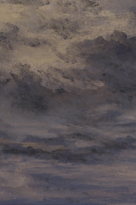 Rollo Fenster gemalter Himmel