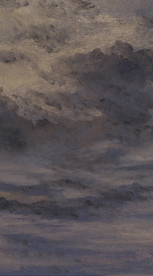 Rollo Fenster gemalter Himmel