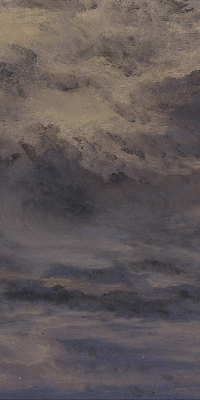 Rollo Fenster gemalter Himmel
