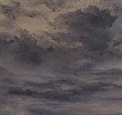 Rollo Fenster gemalter Himmel