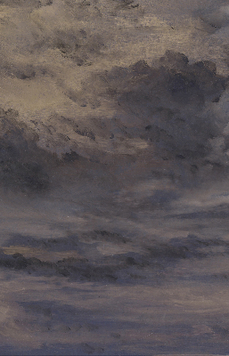 Rollo Fenster gemalter Himmel